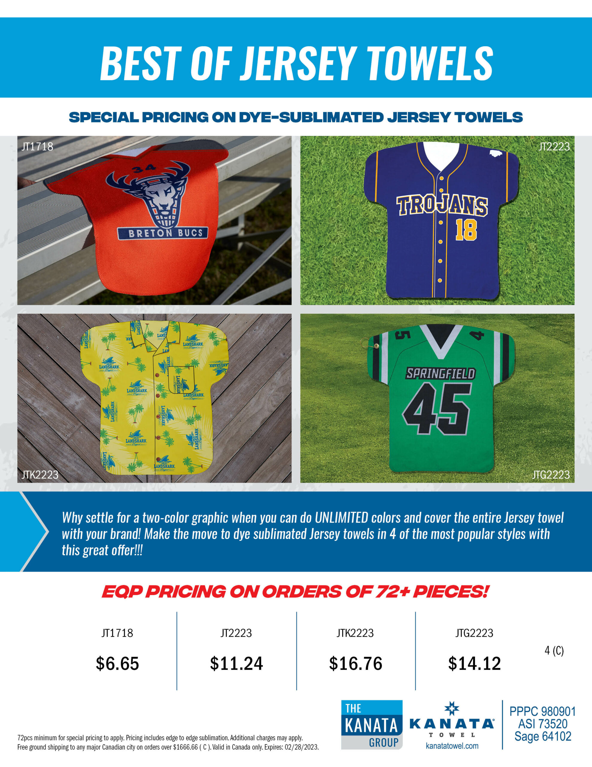 Jersey Towels Special